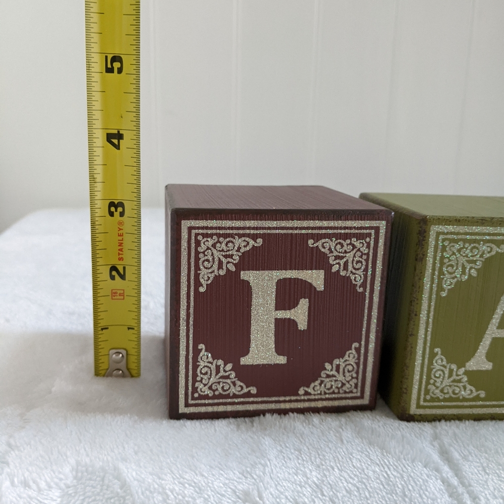 FALL Letter Cubes - Picture 10 of 11